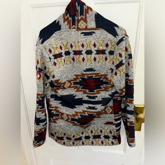 Canada Weather Gear Women Sherpa-Lined Aztec Pattern Jacket size Small - Picture 4 of 5